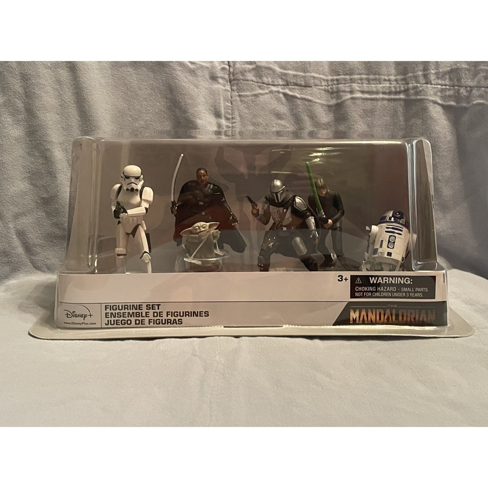 NEW Walt Disney Parks Star Wars The Mandalorian 6 Piece Figure Figurine Set
